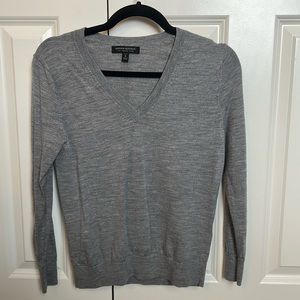 Banana Republic Gray Merino Wool Sweater